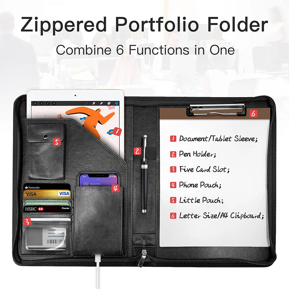 Multifunctional A4 Conference Folder