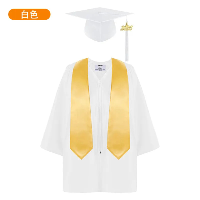 Kids Graduation Gown Cap