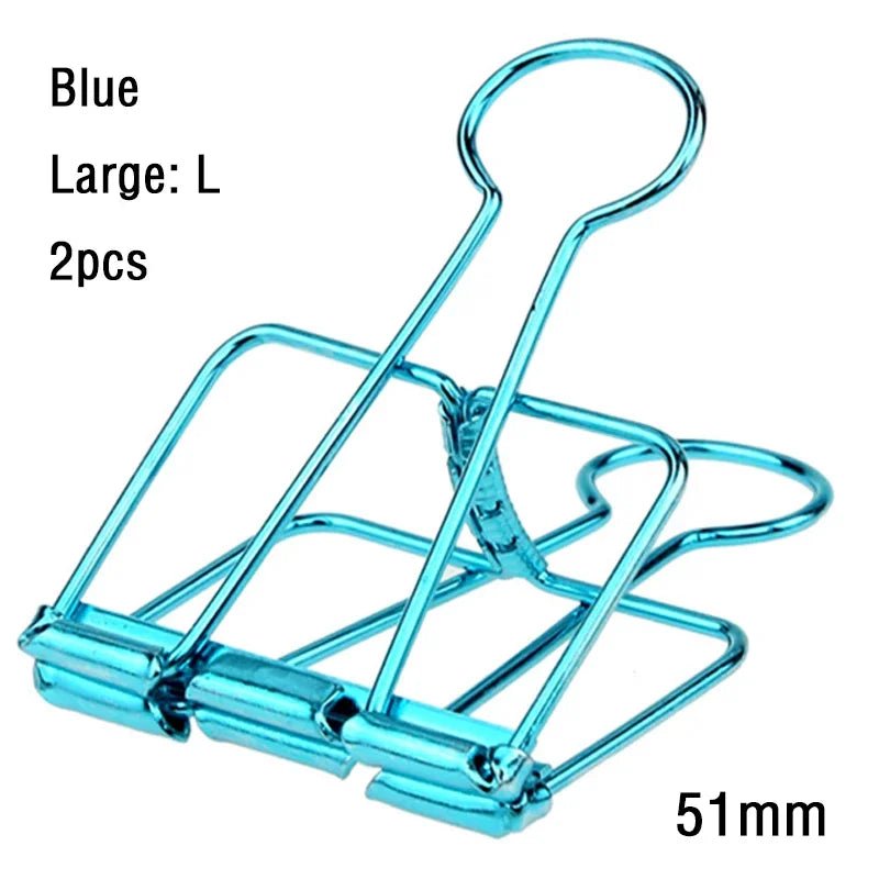 2-10 Pcs Binder Clips Page Holders