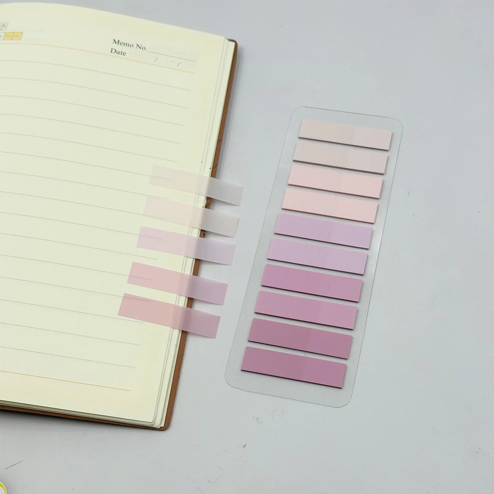 200Pcs Color Stickers Transparent Index Tabs