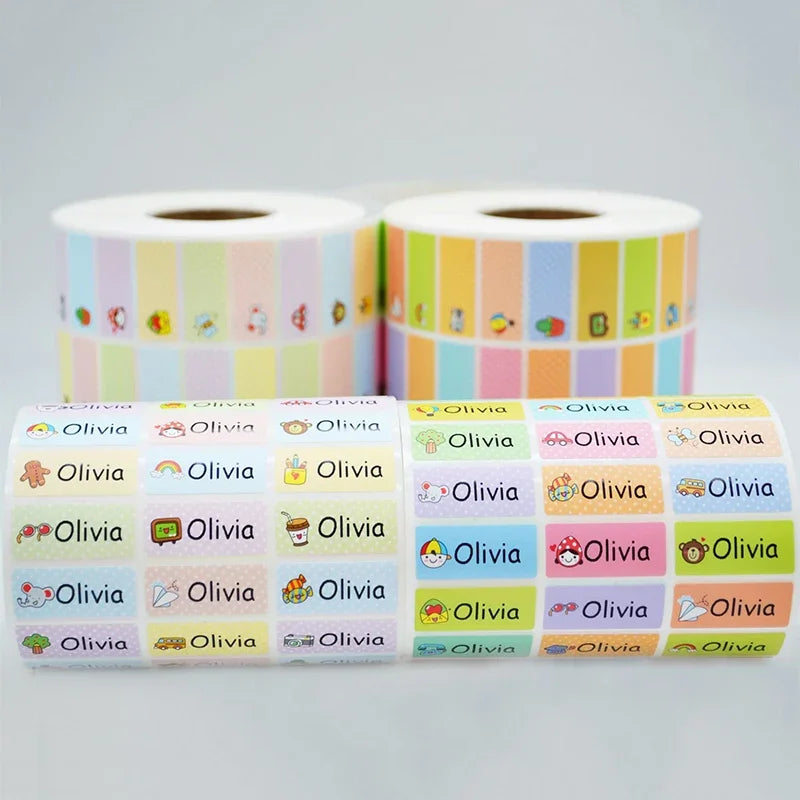 120Pcs Customize Name Stickers