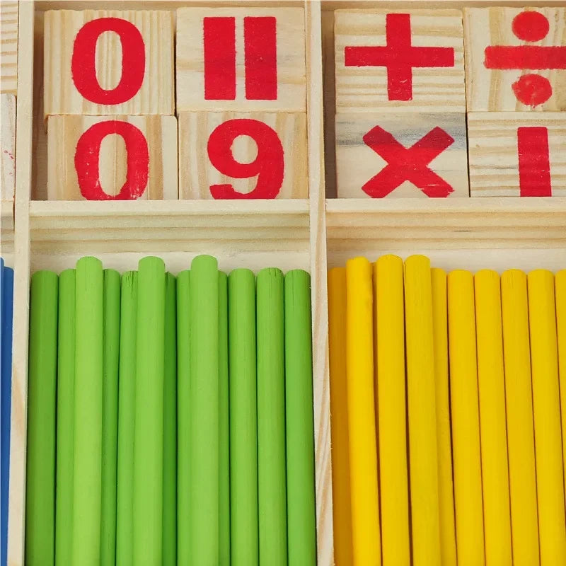 Children Learning Math Wooden Educational Toys