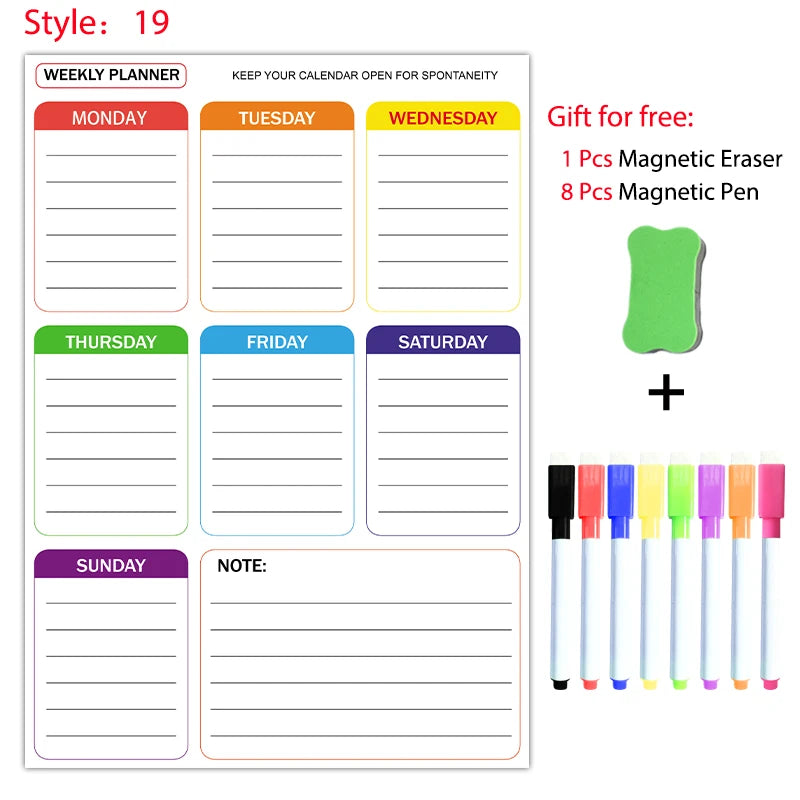 A3 Size Magnetic Monthly Planner