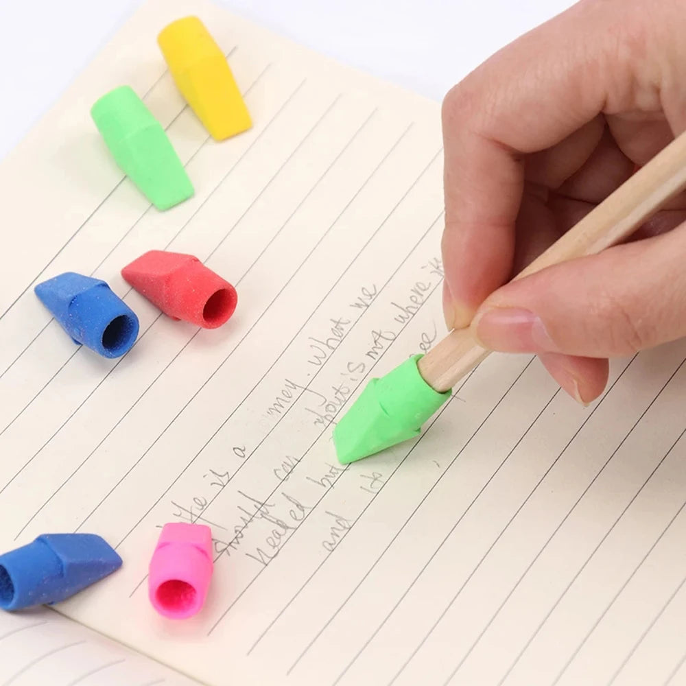 Assorted Colors Painting Pencil Top Erasers