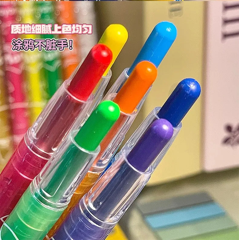 Rotate Color Crayola Washable Crayons Set