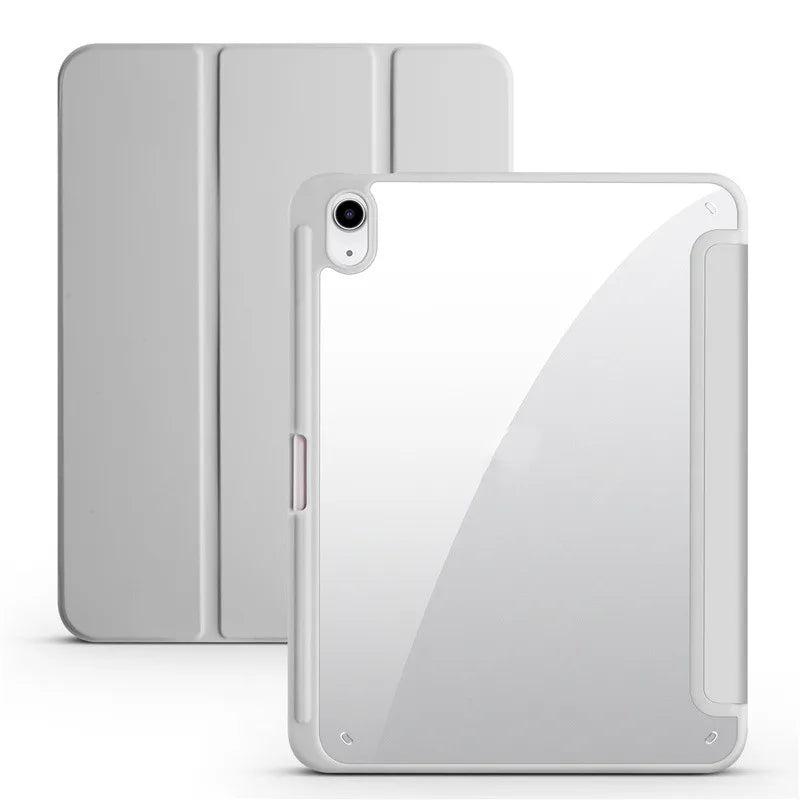For iPad 10th Gen Case with Pen Holder Trifold
