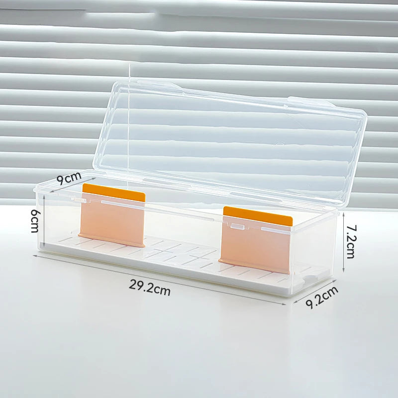 Clear Plastic Compartmentalized Organizer Box