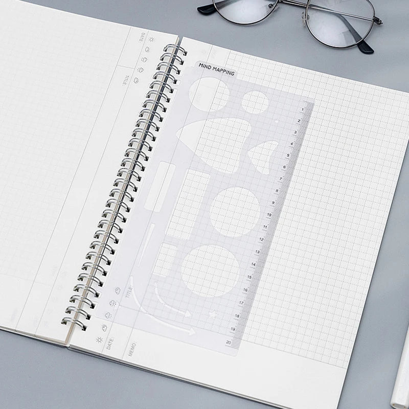 A4/B5 Mind Map Cornell Grid Notebook