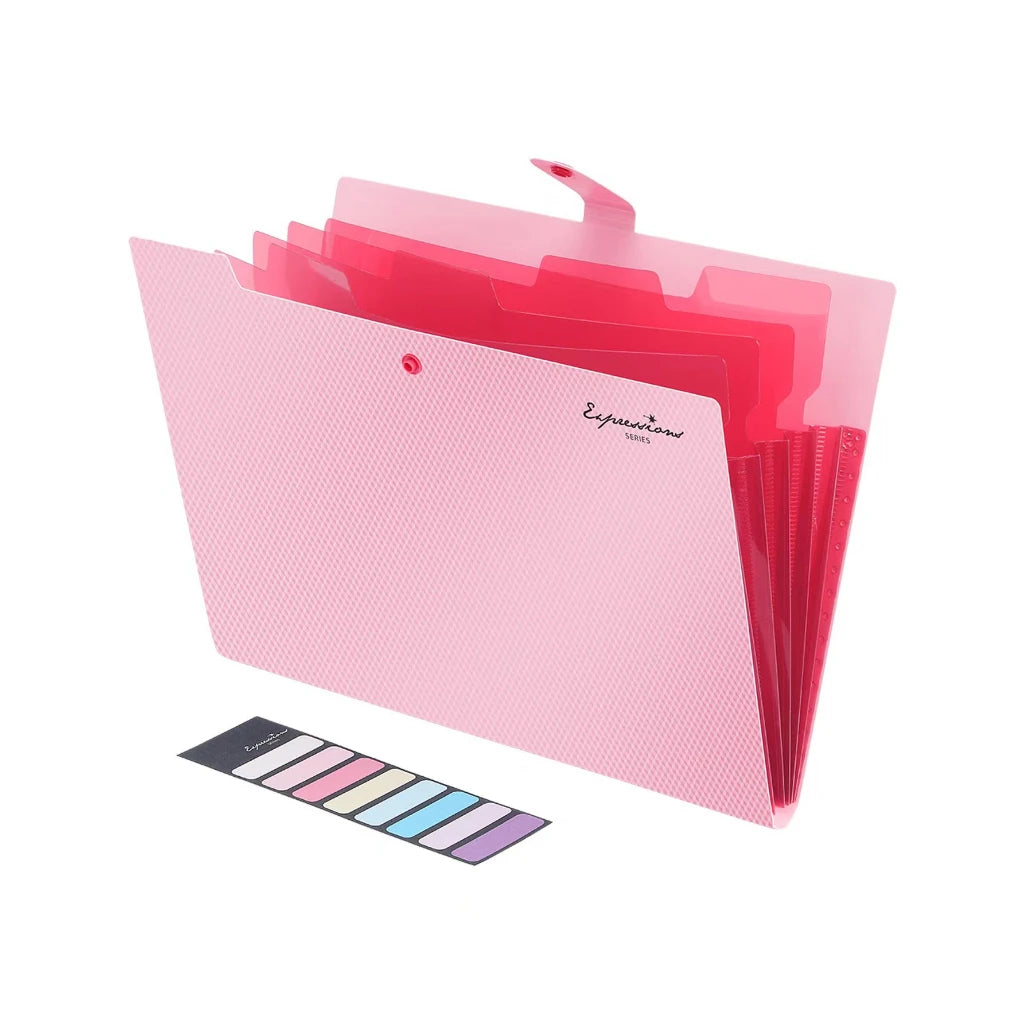 Expanding File Folder with 5 Pocket Folders