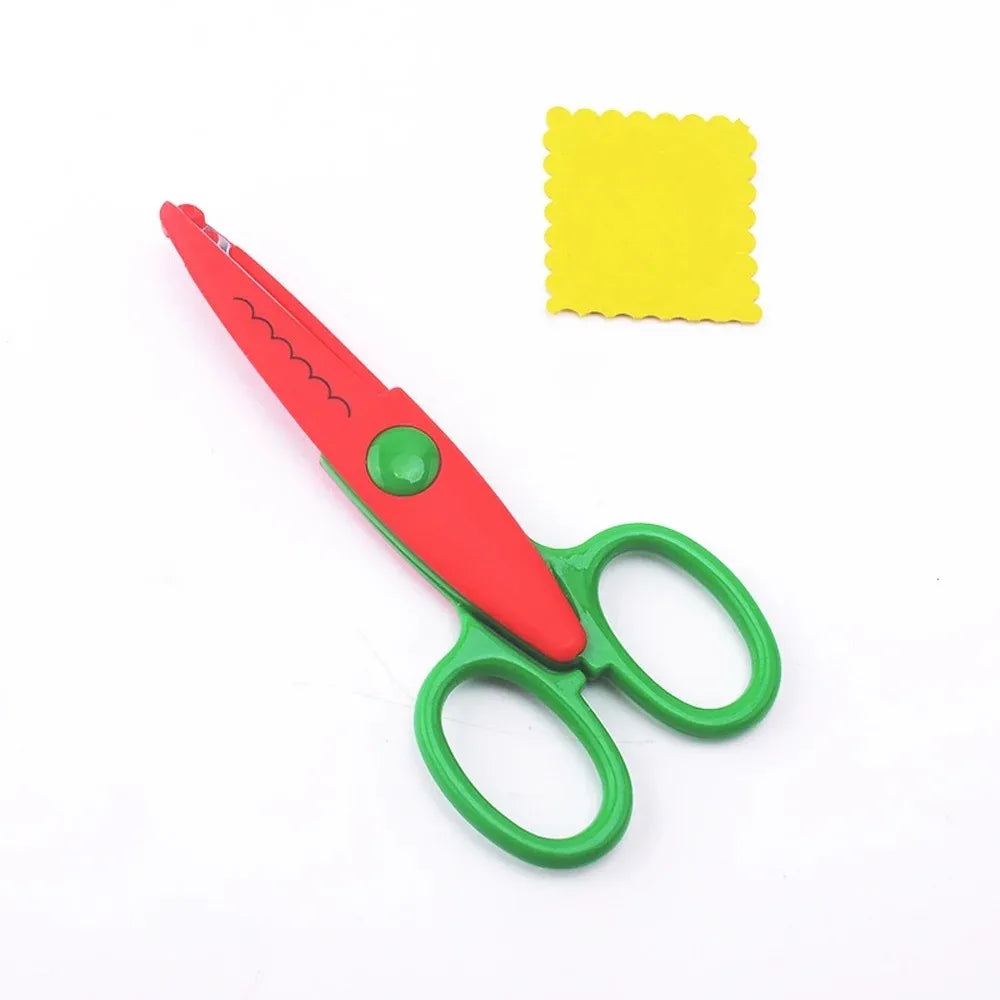 Creative Wavy Pattern Safety Scissors