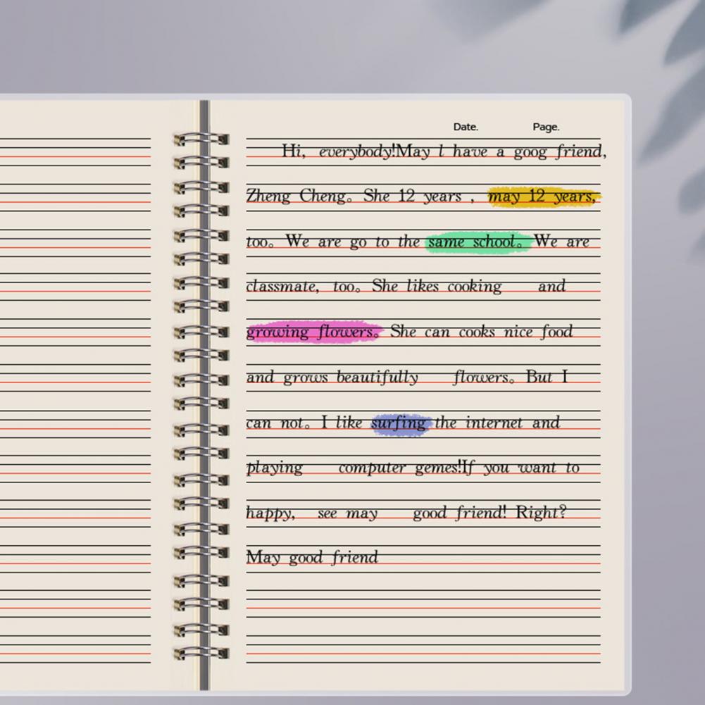 A5/B5 English Notebook
