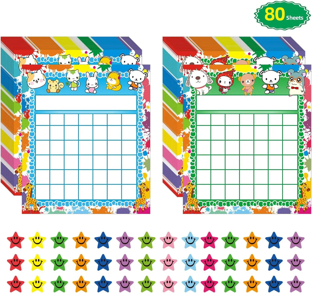 80 Pack Incentive Reward Chart