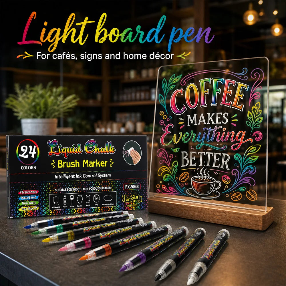 8/12/24 Colors Liquid Chalk Marker Set