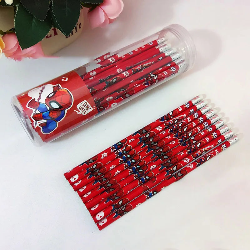 30pcs/set Spiderman HB Pencils