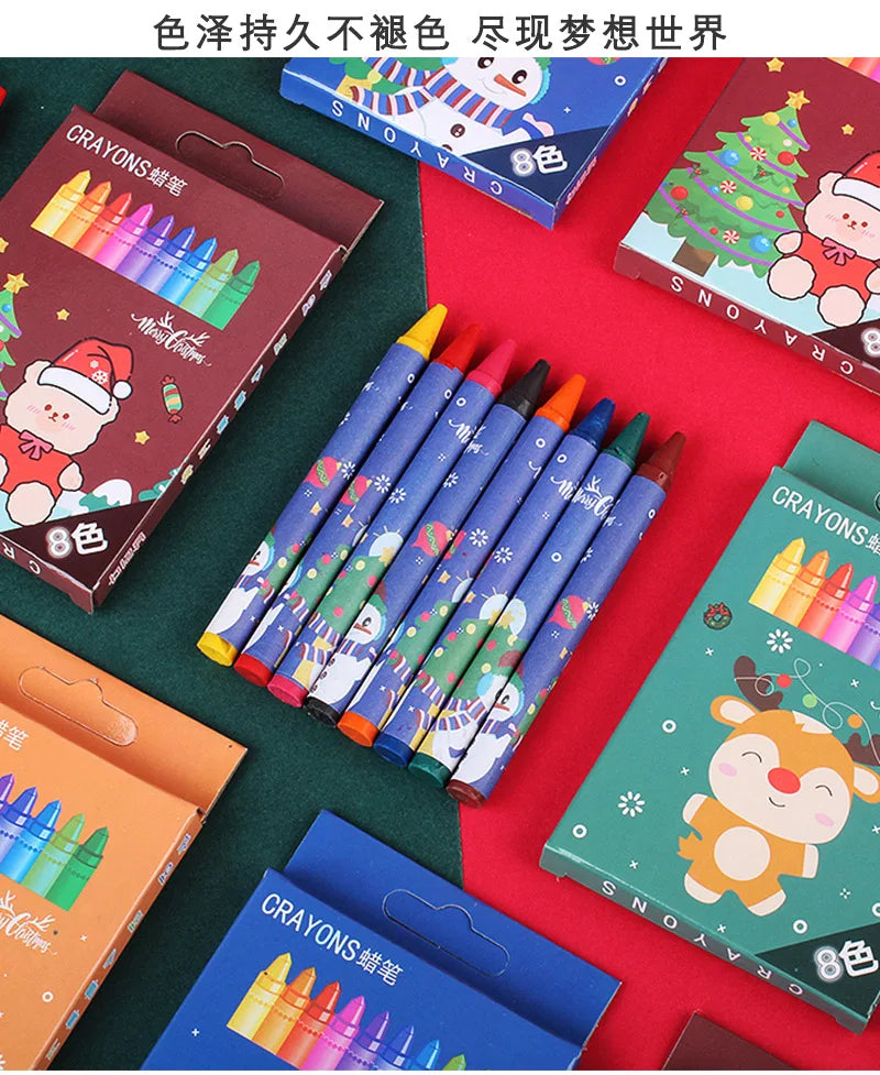 96 pcs(12 Boxes) Color Crayons Set