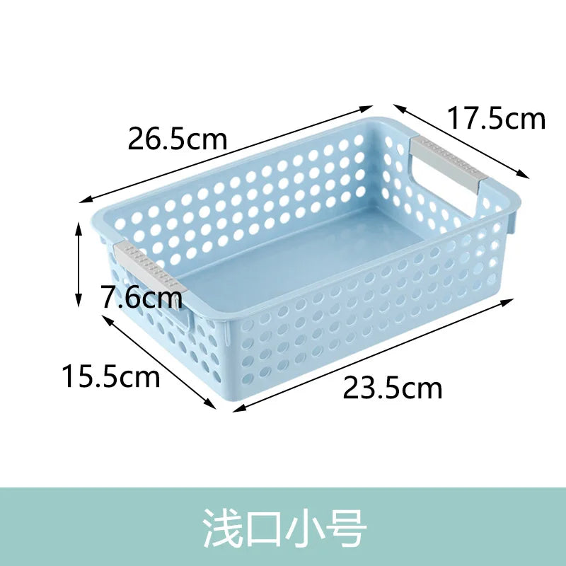 Large Hollow out round Hole Plastic Storage Basket