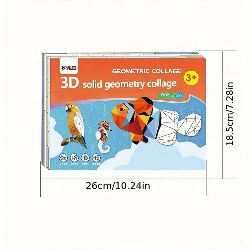 3D Animal Jigsaw Puzzle Stickers DIY