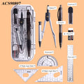8 Pcs/Set Compass Ruler Set
