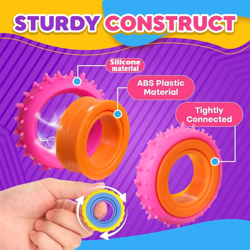 Rotating Fidget Ring Sensory Finger Spinners