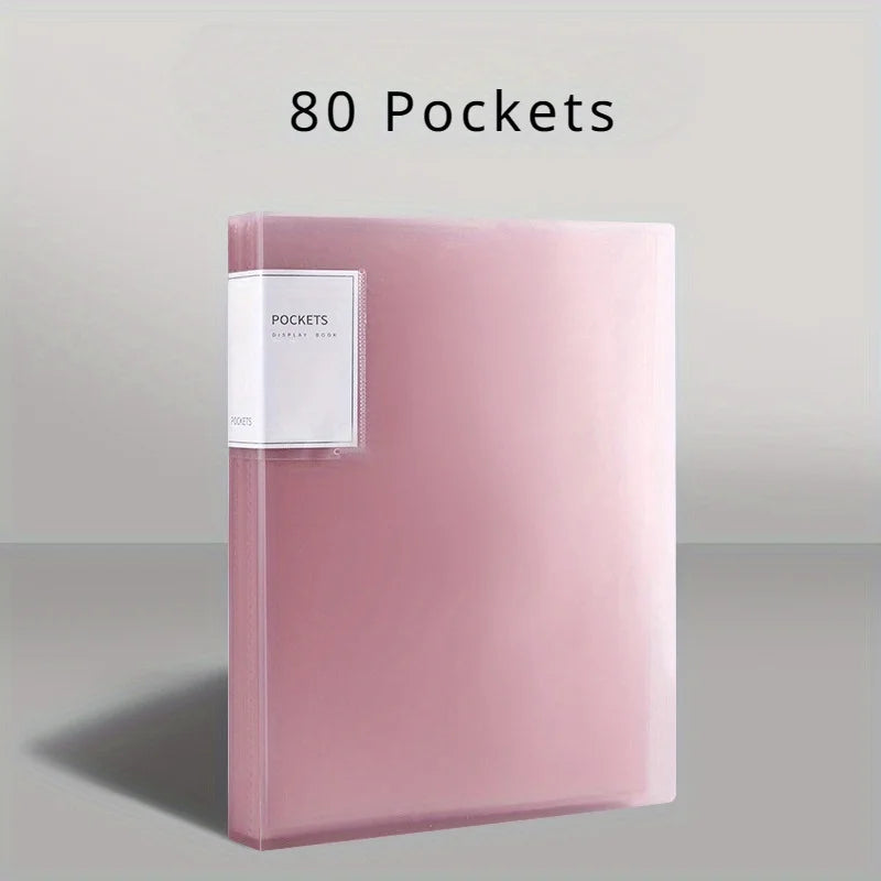 Transparent Insert Folder Album Storage Folder