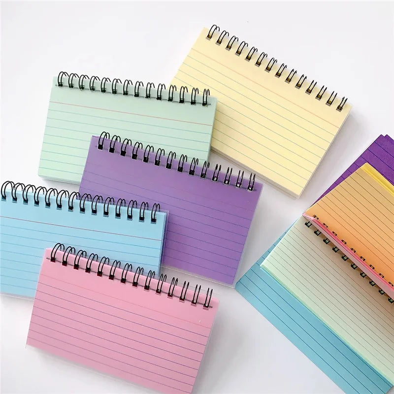 Colorful Tearable Spiral Writing Pad