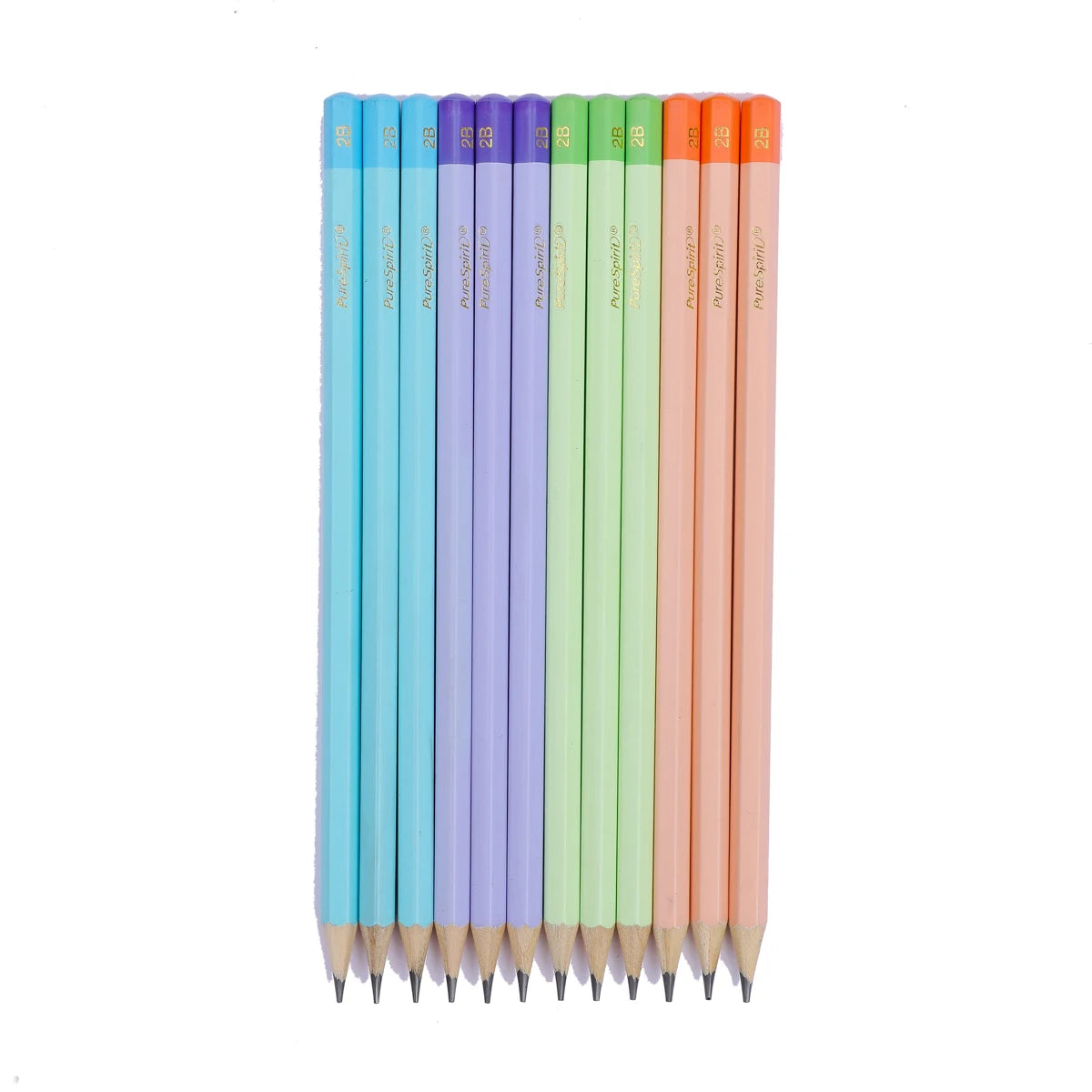 Macaron Wood Case 2B Pencils