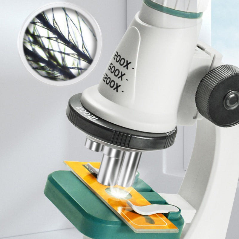 Kids Microscope Kit 200X-1200x