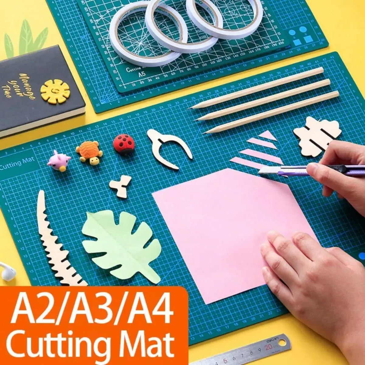 Symmetrical Lined Desktop Cutting Mats
