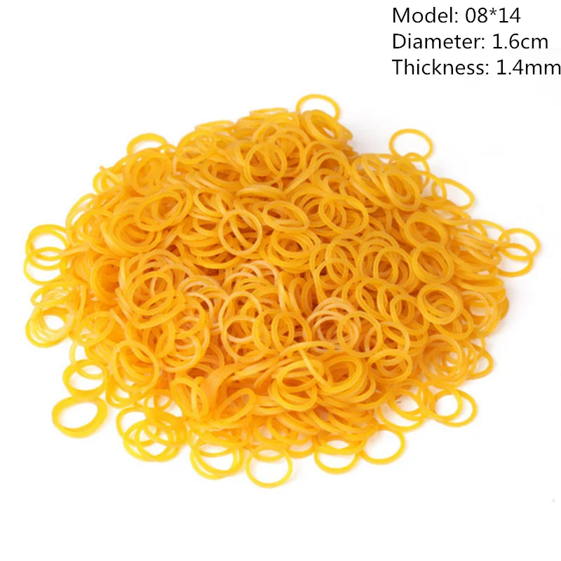 100 Pcs Various size Elastic Rubber Bands