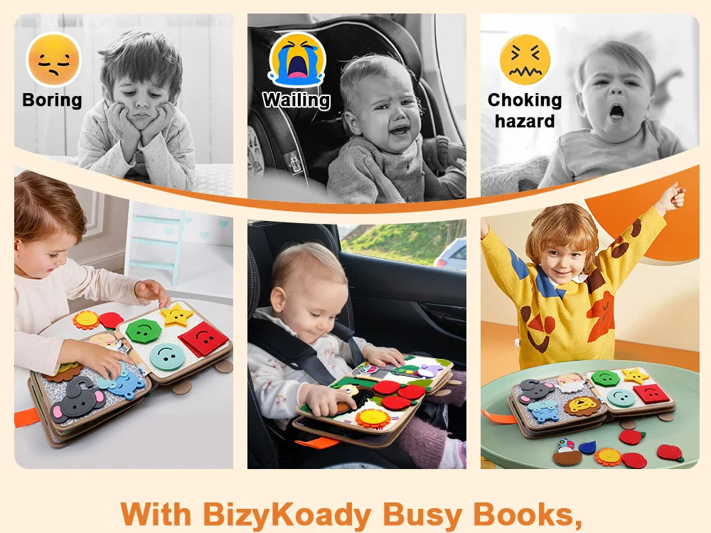 Giraffe Busy Book Preschool Learning