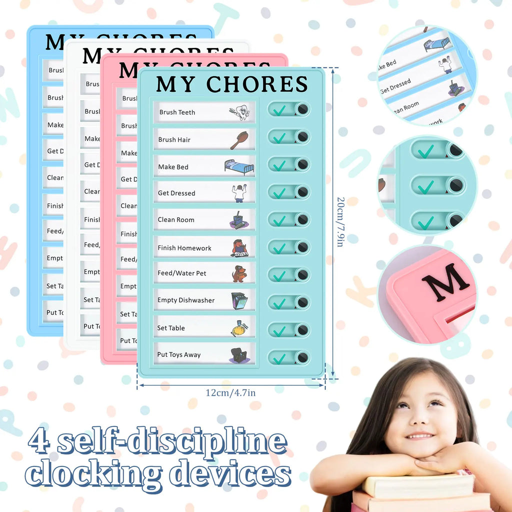 4Pcs Checklist Task Board