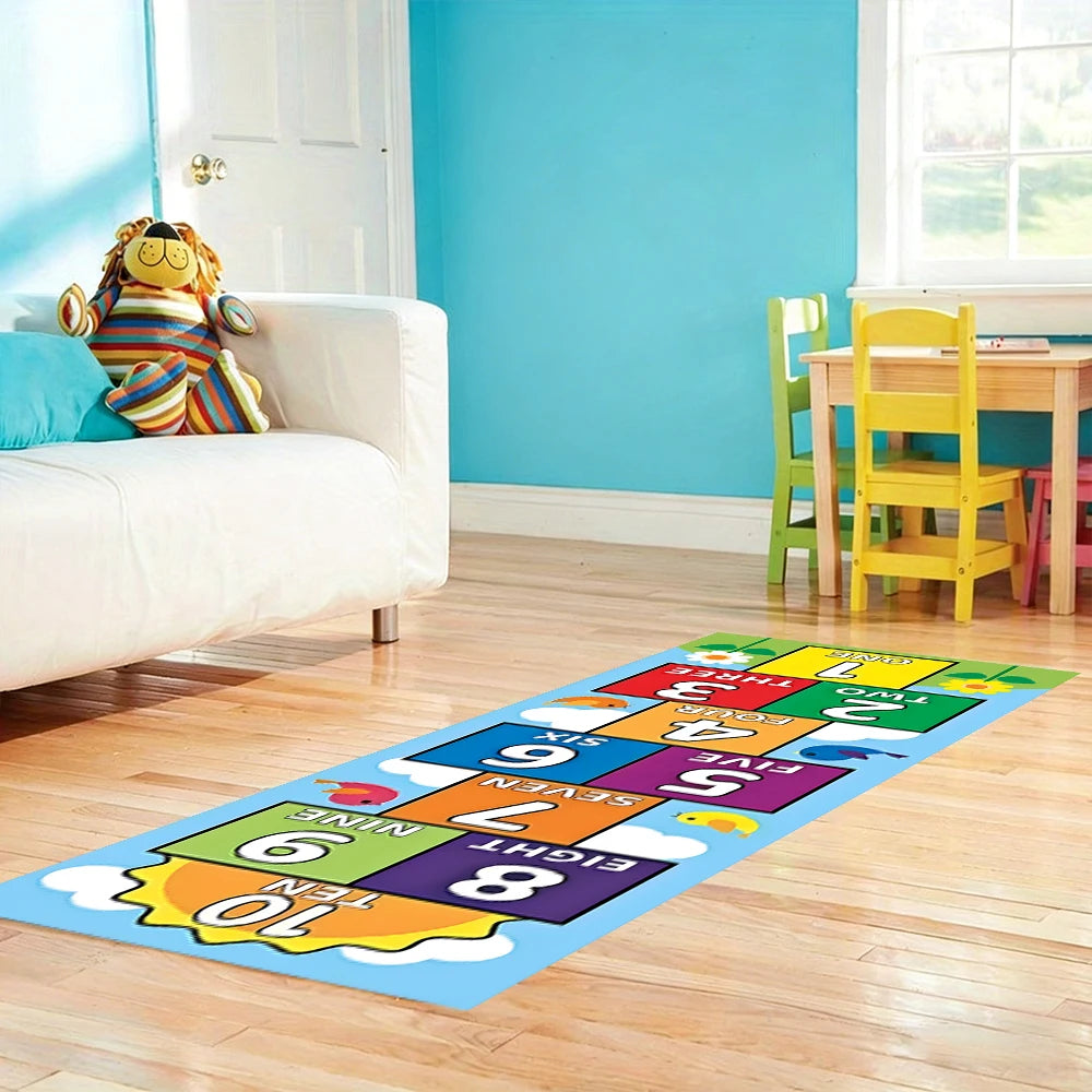 Colorful Hopscotch Game Mat