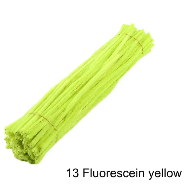 100Pcs Multicolor Pipe Cleaners