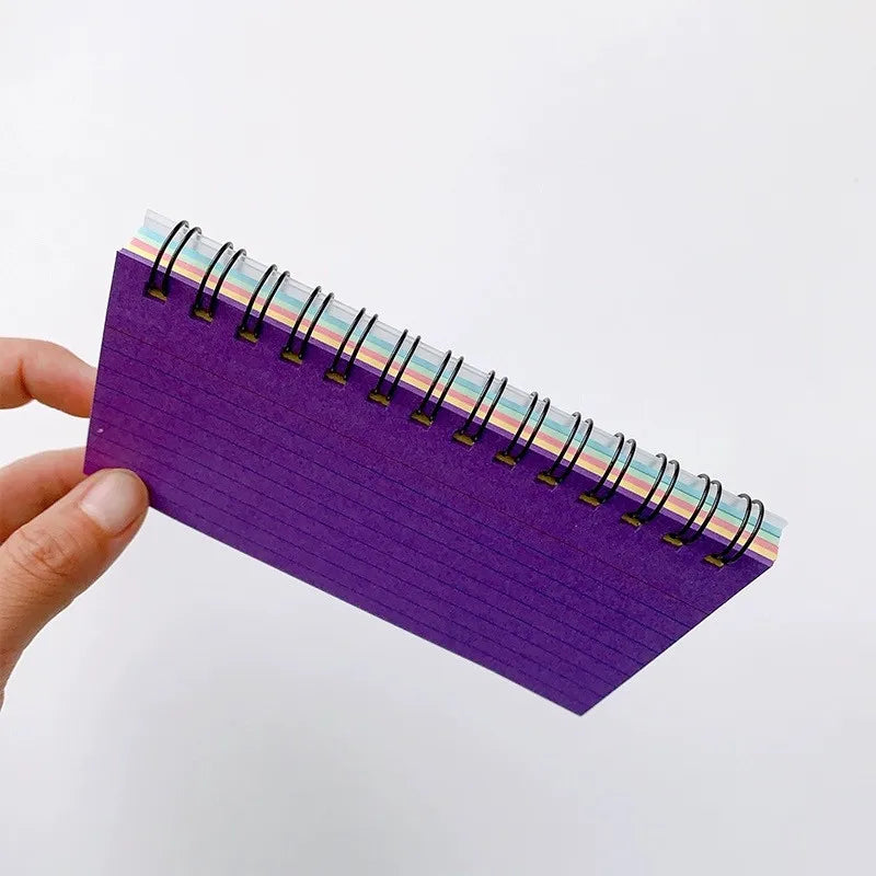 Colorful Tearable Spiral Writing Pad