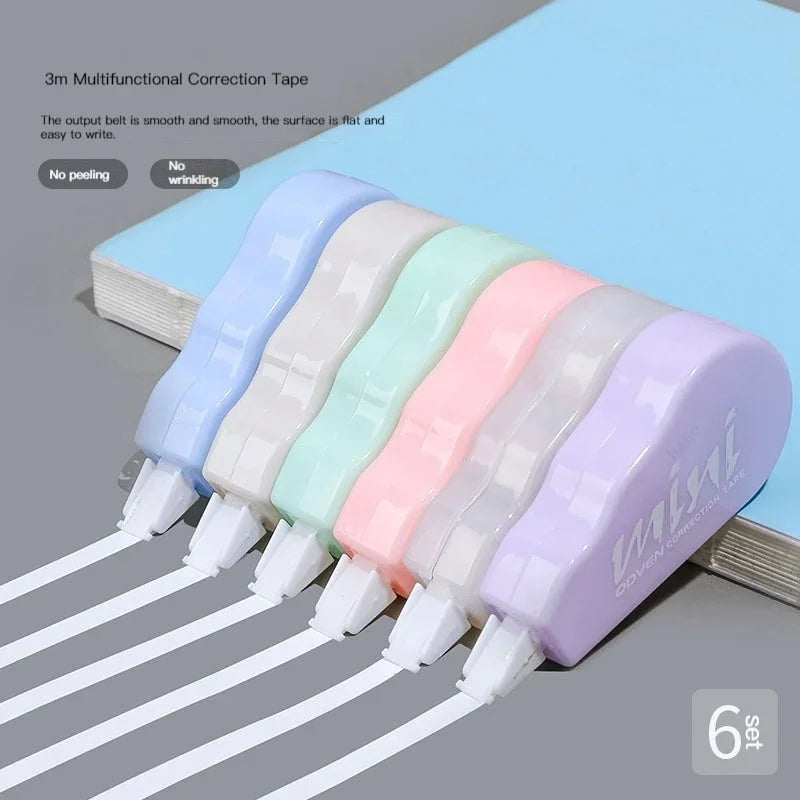 6Pcs/pack Correction Tapes