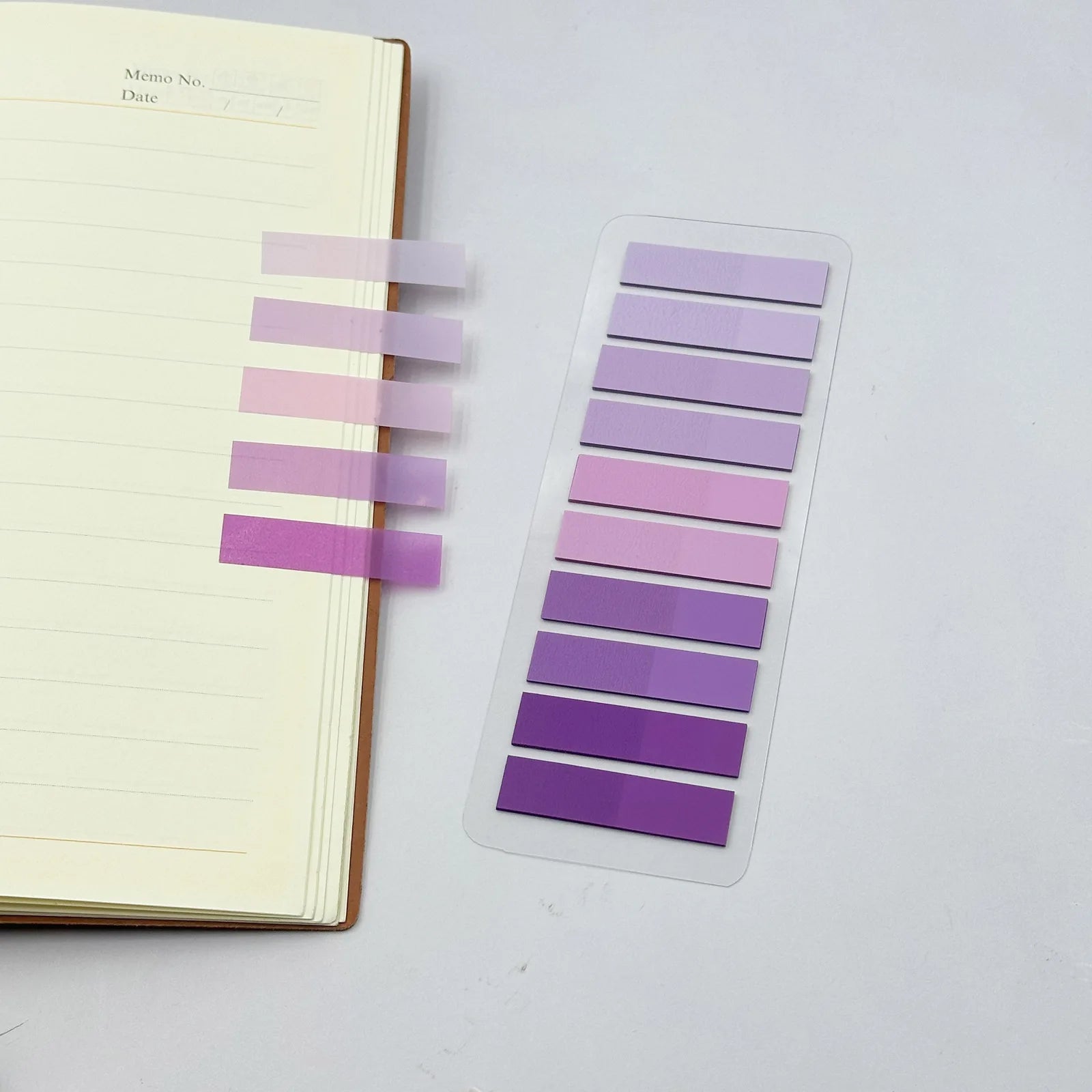 200Pcs Color Stickers Transparent Index Tabs