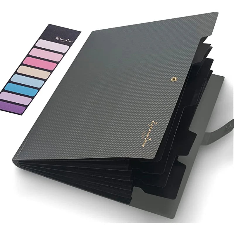Expanding File Folder with 5 Pocket Folders