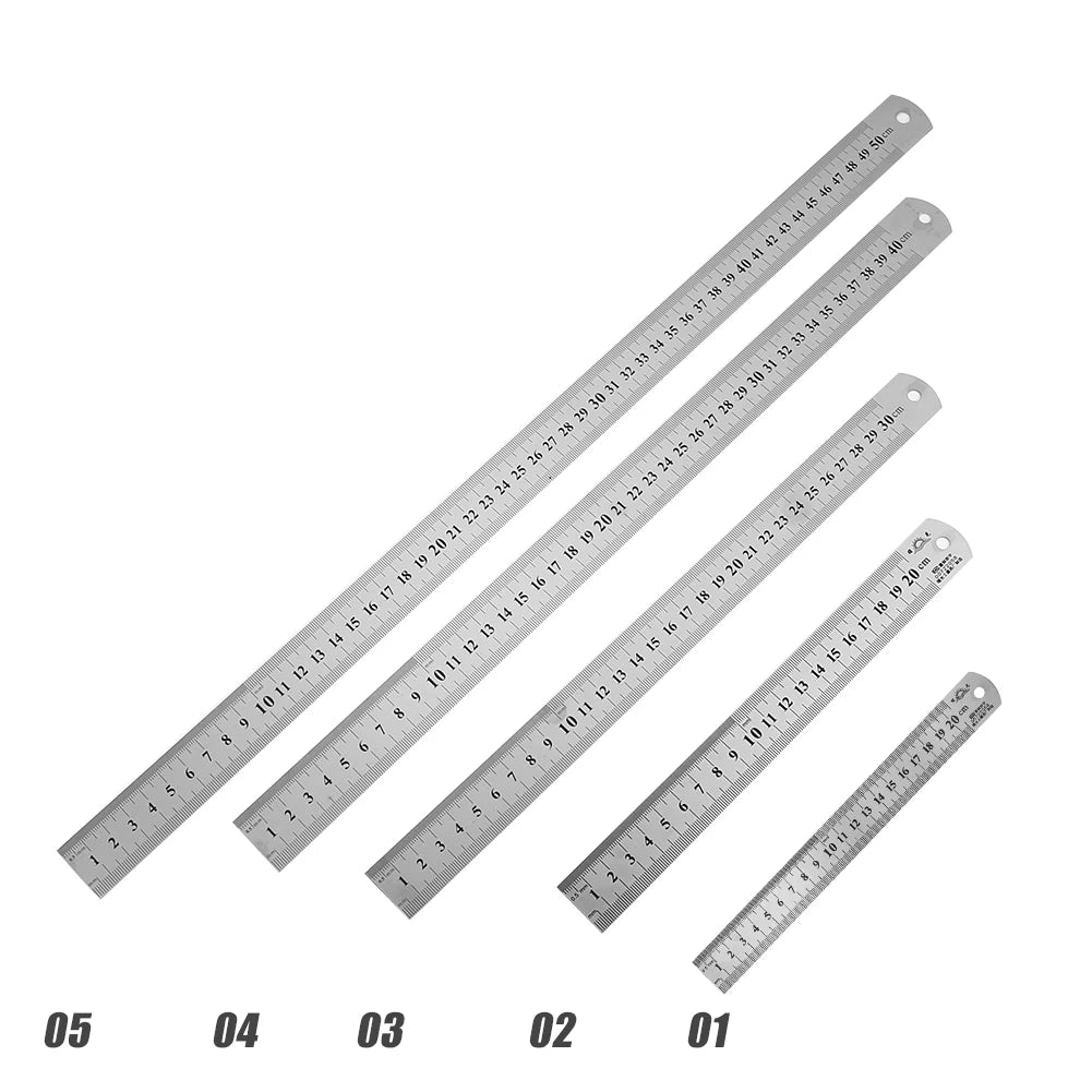 Metal Scale Stainless Steel Straight Ruler