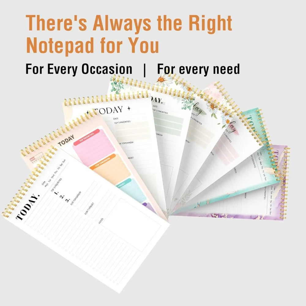 To Do List Notepad 6.5x9.8 inches