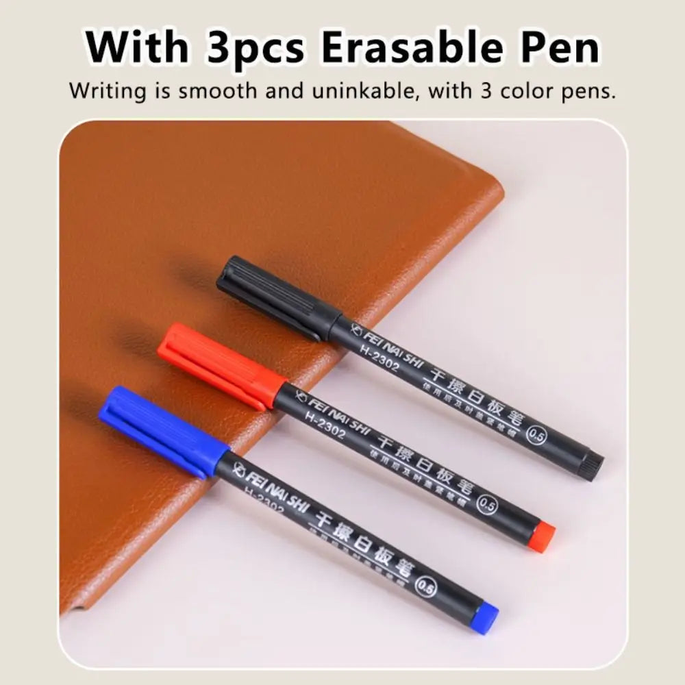 Portable PU Leather Whiteboard