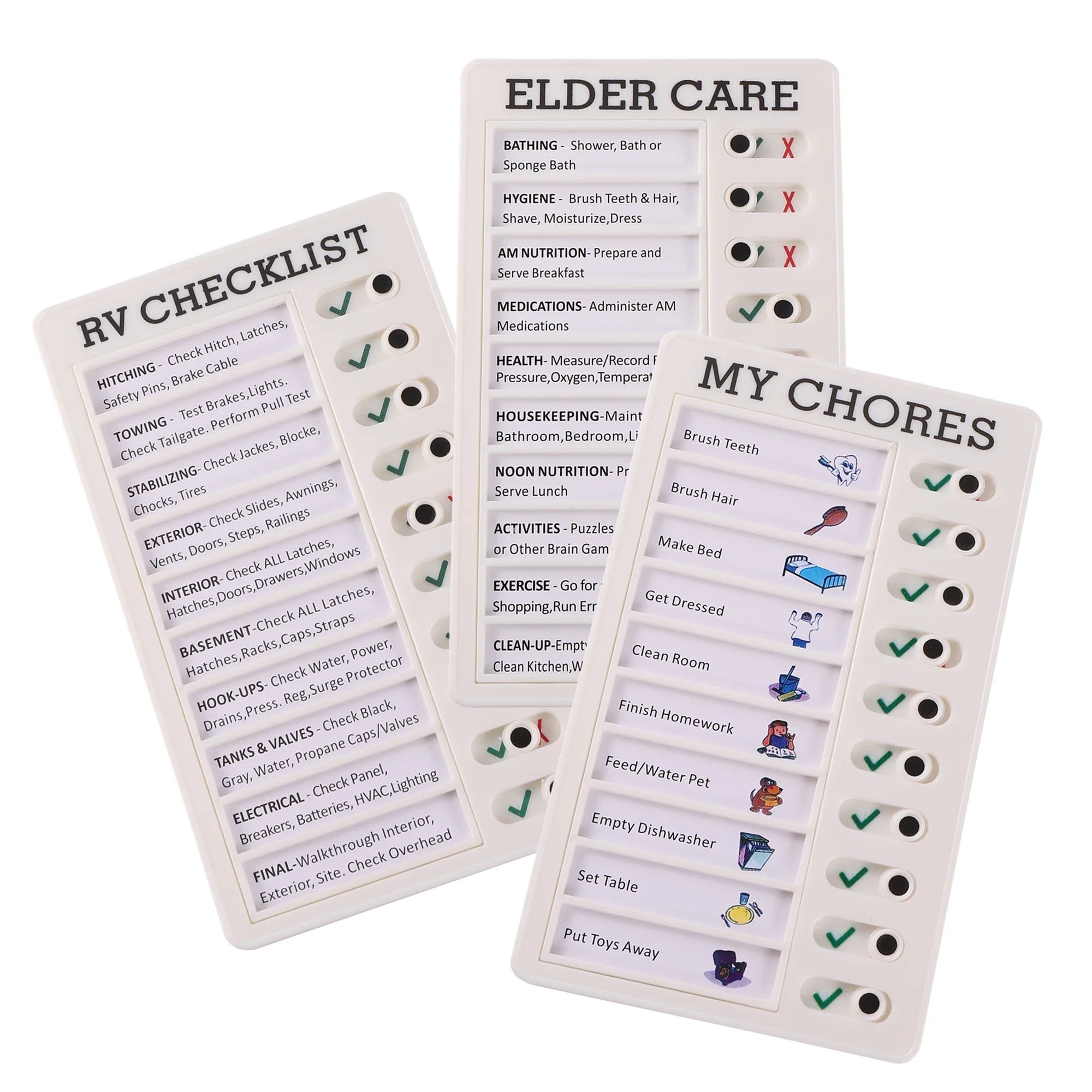 1Pcs Kids Chore Chart with 5Pcs