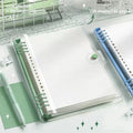 240 Pages A5 Transparent Checkered Notebook