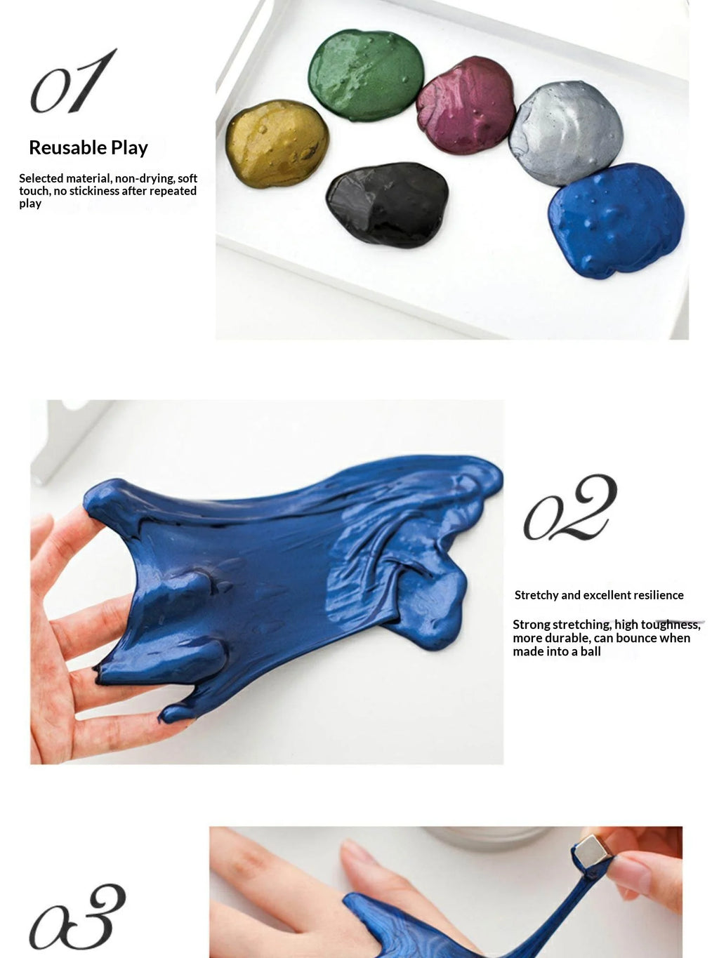 Magnetic Putty Slime Gravity Defying Magnet
