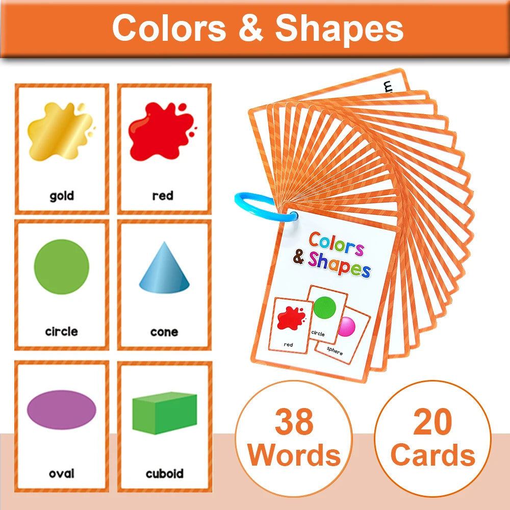 Montessori Kids English Words Cards