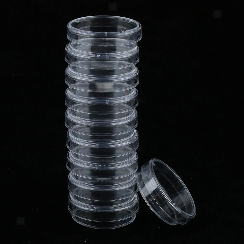 10pcs Plastic Petri Dishes