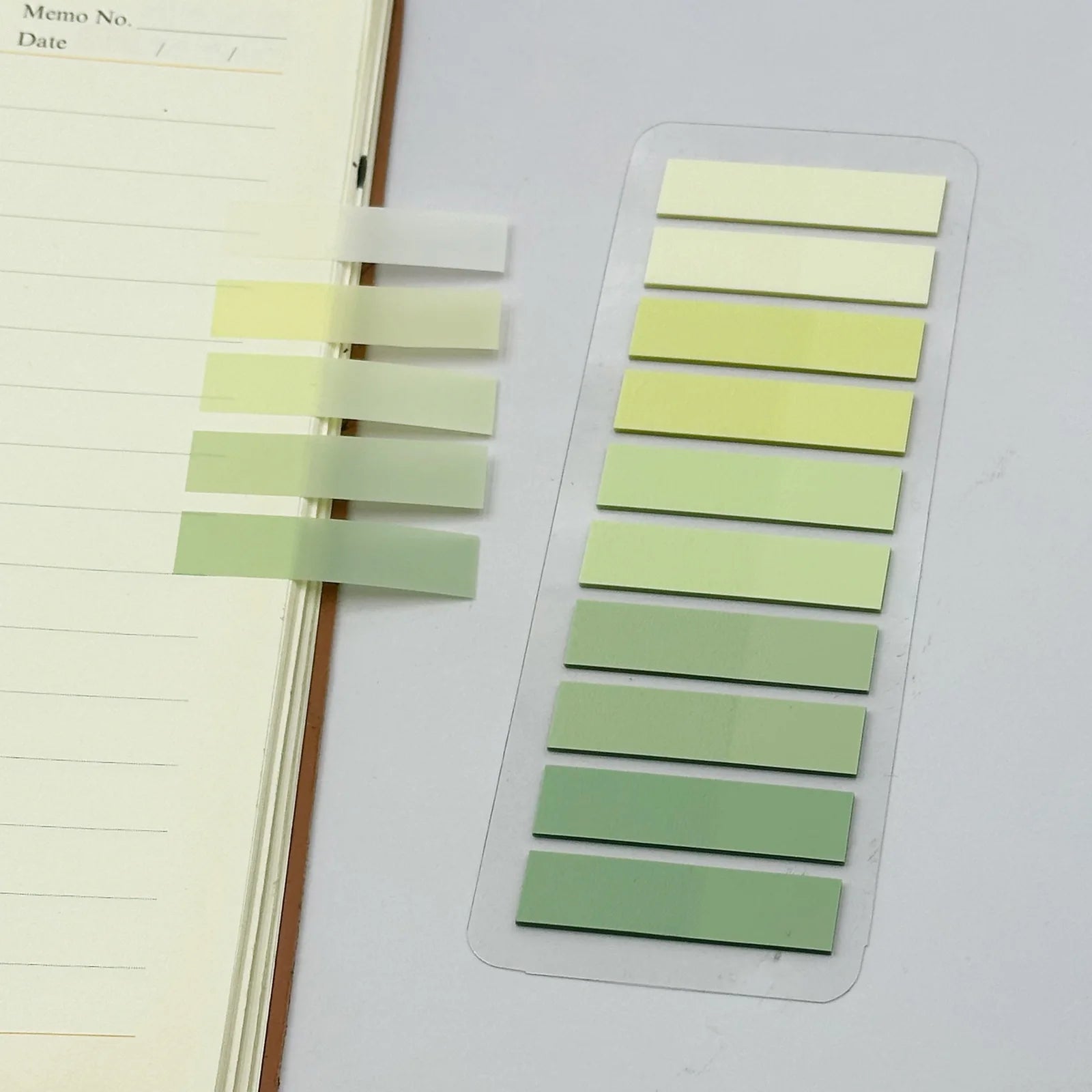 200Pcs Color Stickers Transparent Index Tabs