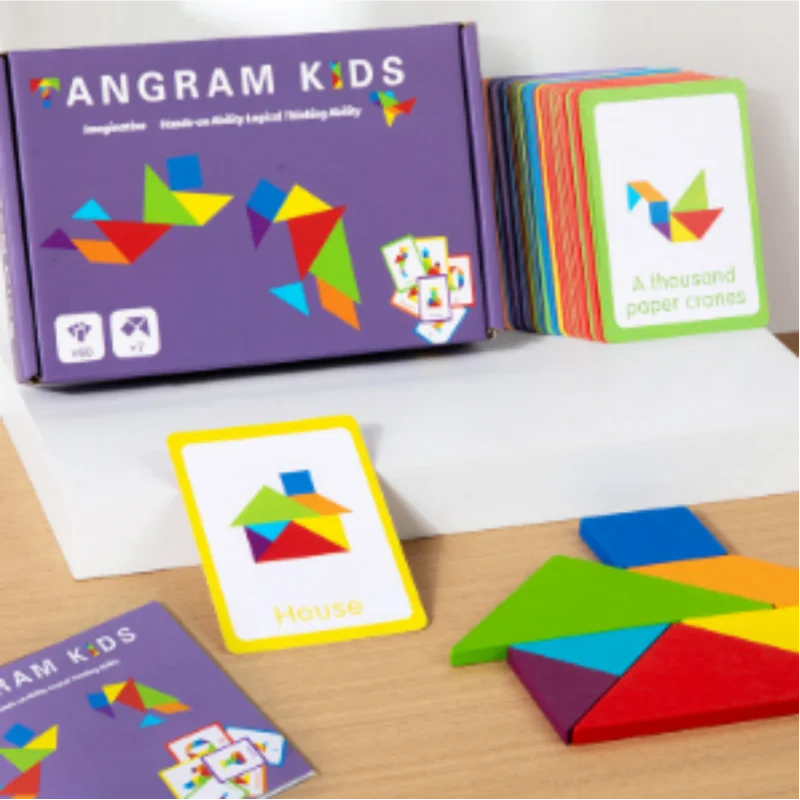 3D Wooden Tangram Puzzle