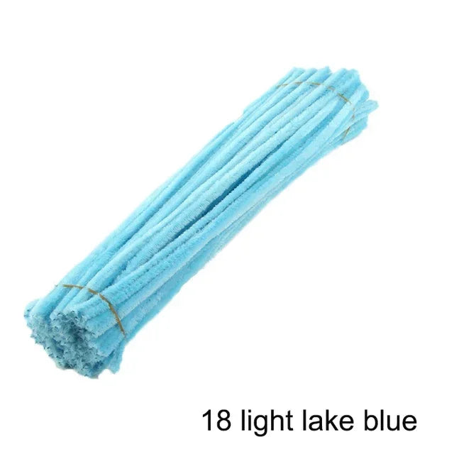 100Pcs Multicolor Pipe Cleaners