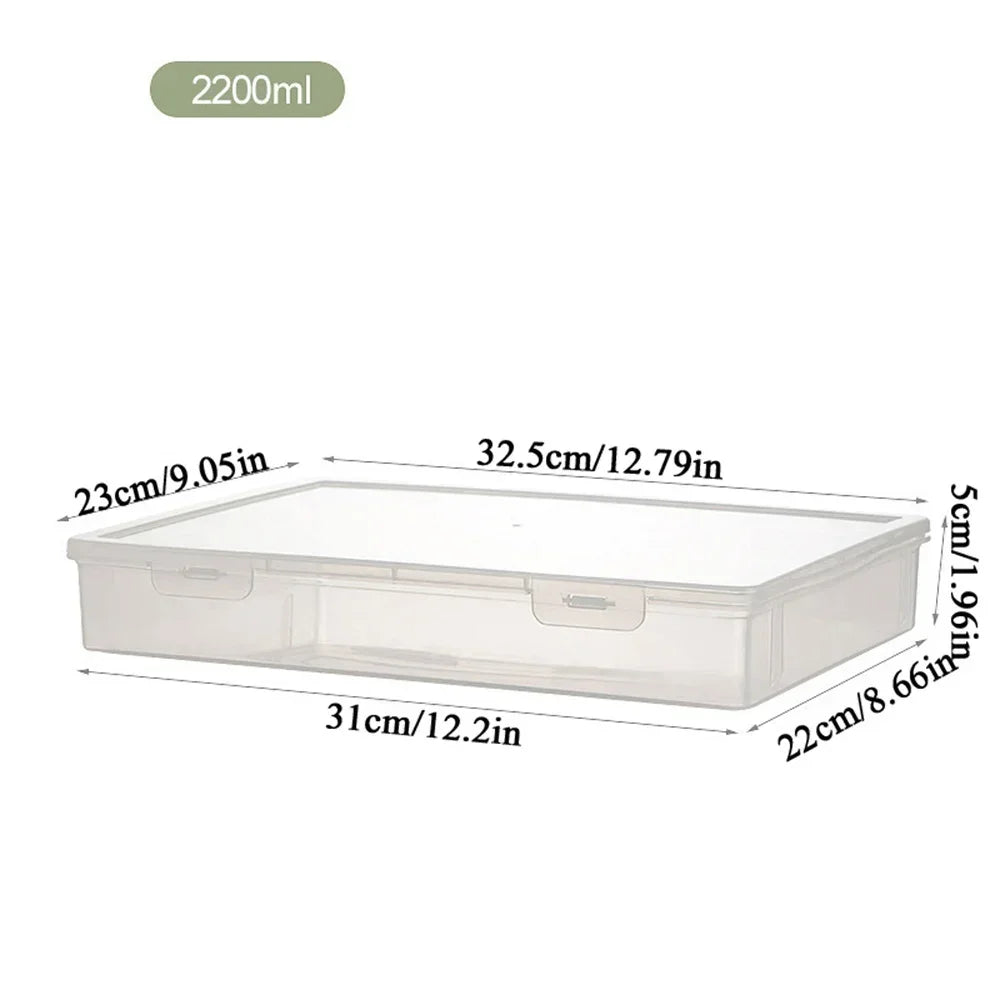 Acrylic Transparent Desktop Paper Storage Box