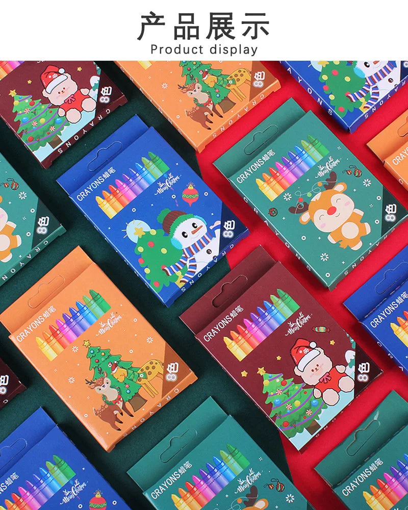 96 pcs(12 Boxes) Color Crayons Set